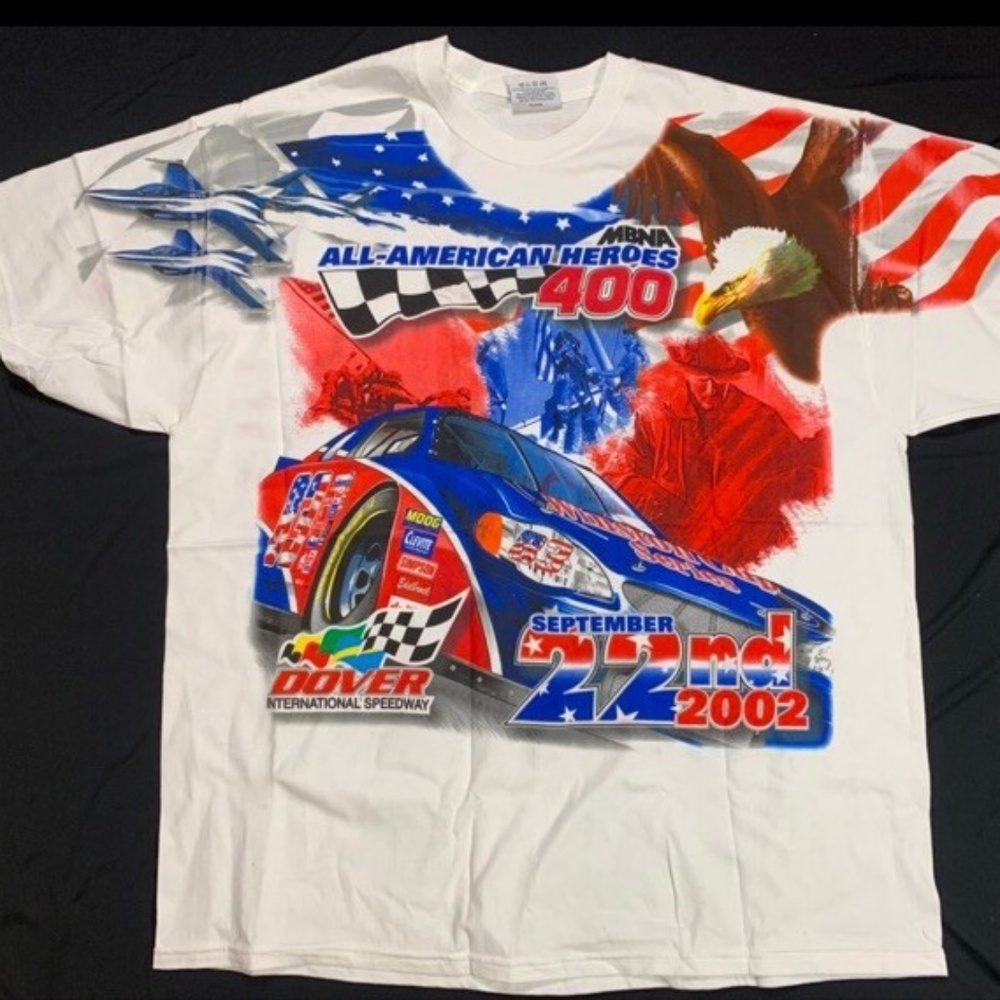 Vintage Chase Authentics MBNA ALL-AMERICAN HEROES 400 Sz XL.